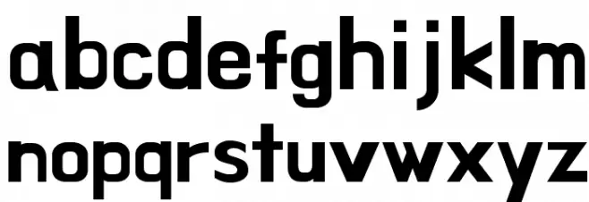 BM HANNA フォント 小文字