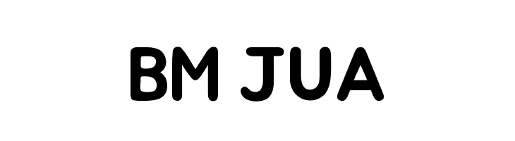 BM JUA Font