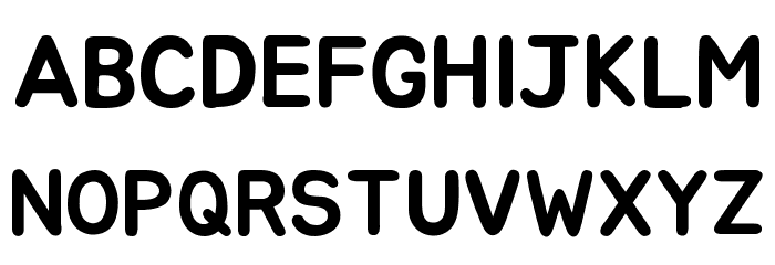 BM JUA Font UPPERCASE