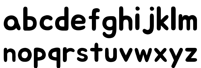 BM JUA Font LOWERCASE