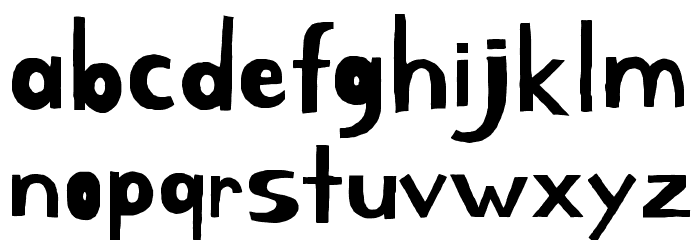 BM KIRANGHAERANG Font LOWERCASE