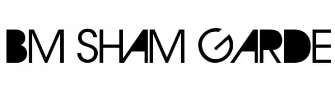 BM Sham Garde  Frei Schriftart Herunterladen