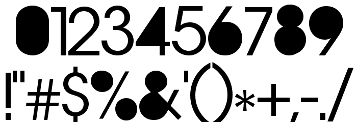 BM Sham Garde Font OTHER CHARS