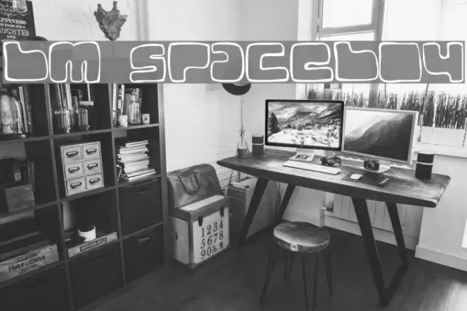 BM Spaceboy Font examples
