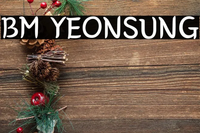 BM YEONSUNG Example 1