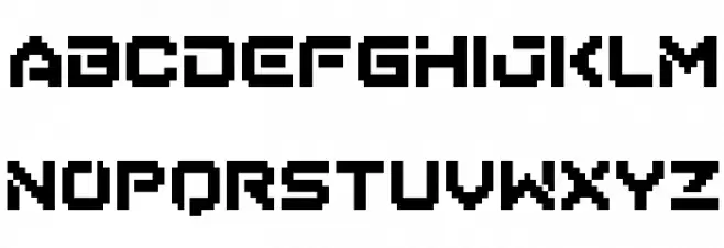 BM army A12 Schriftart Groß