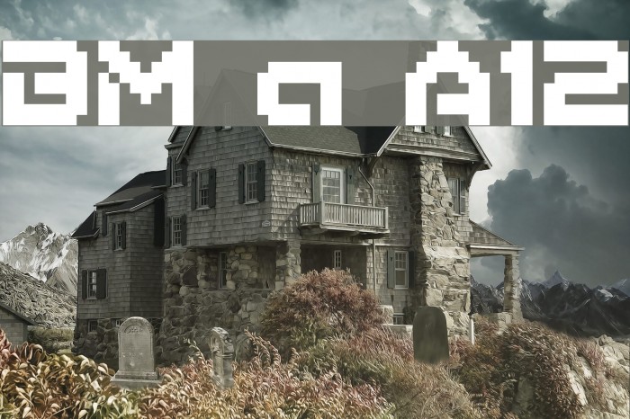 BM army A12 Font examples