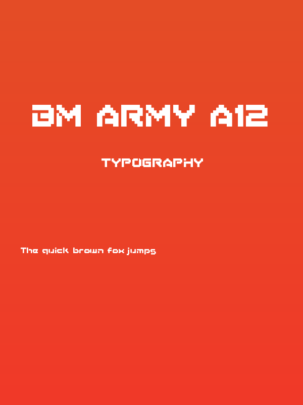 BM army A12 Poster