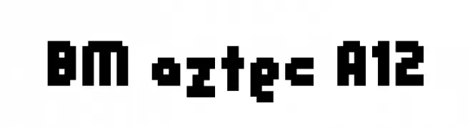 BM aztec A12  baixar fontes gratis