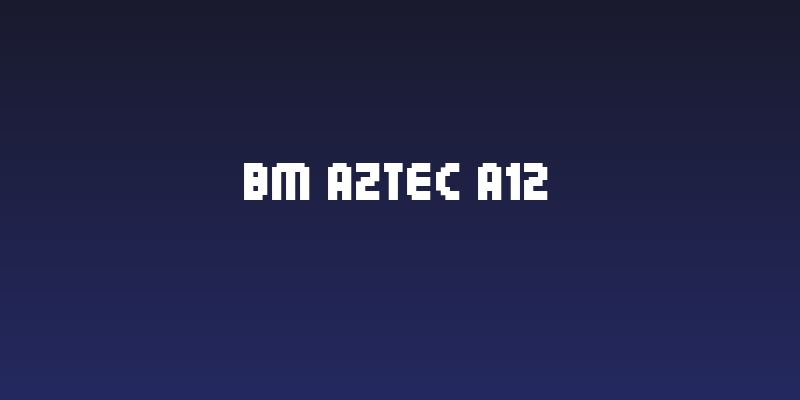 BM aztec A12 Social Header