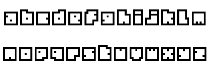 BM biscuit A9 Font LOWERCASE