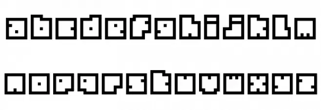 BM biscuit A9 Caratteri MINUSCOLO