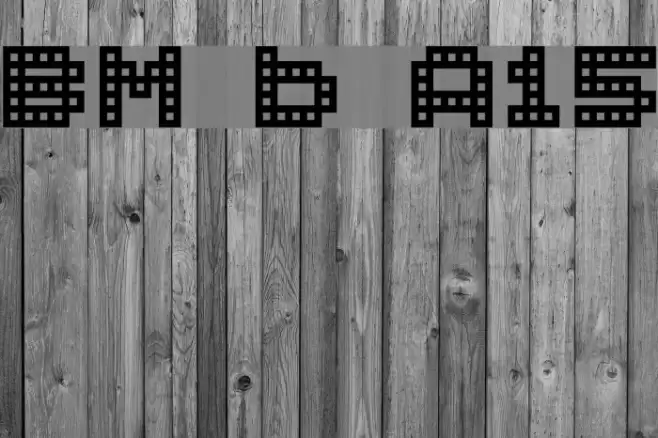 BM block A15 フォント examples