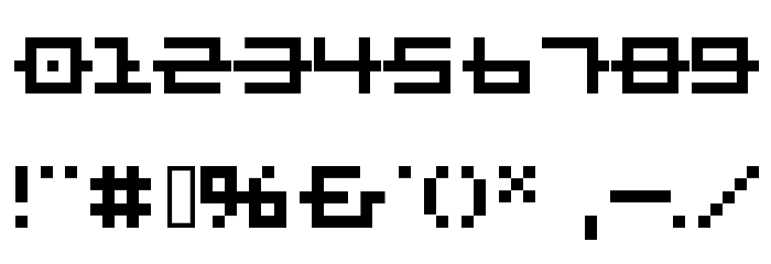 BM chain A6 Font OTHER CHARS