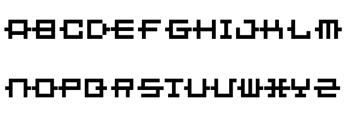 BM chain A6 Font LOWERCASE