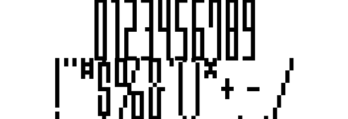 BM cinema A16 Font OTHER CHARS