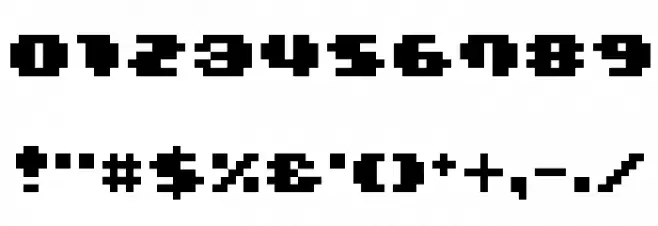 BM dumpling A9 Font OTHER CHARS