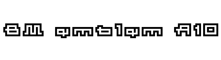 BM emblem A10  Frei Schriftart Herunterladen