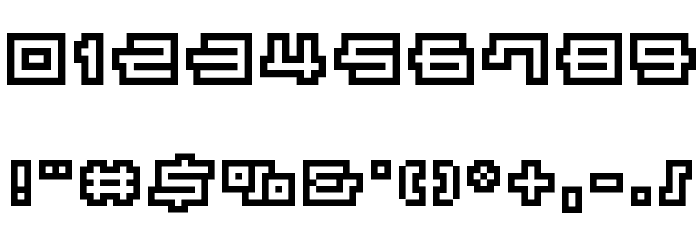 BM emblem A10 Font OTHER CHARS