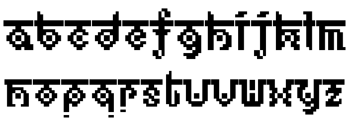 BM ethno A17 Font LOWERCASE