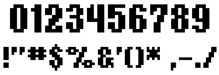 BM germar A12 Font OTHER CHARS