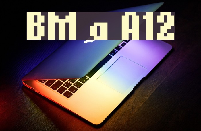 BM germar A12 Font examples
