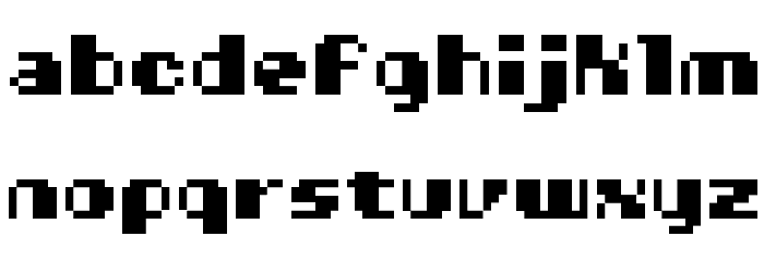 BM great A9 Font LOWERCASE