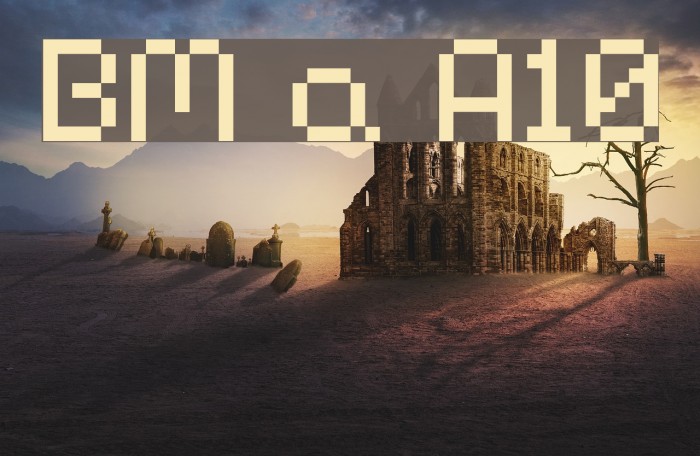BM harry A10 Font examples