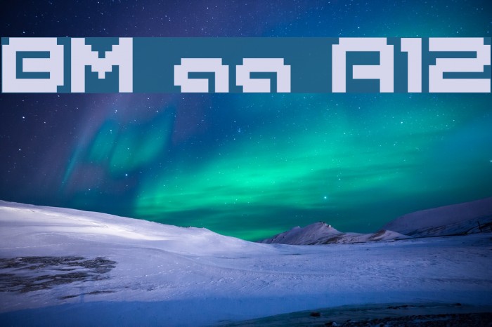 BM japan A12 Font examples