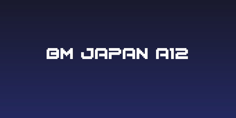 BM japan A12 Social Header