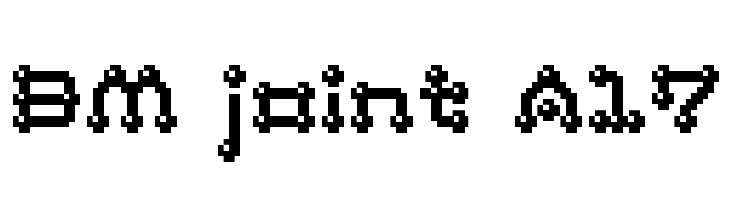 BM joint A17  Descarca Fonturi Gratis