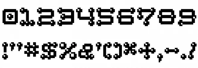 BM joint A17 Font OTHER CHARS