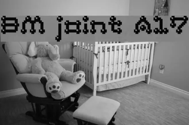 BM joint A17 Font examples