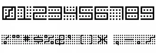 BM kitchen A10 Font OTHER CHARS