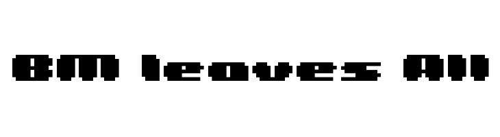 BM leaves A11  font caratteri gratis
