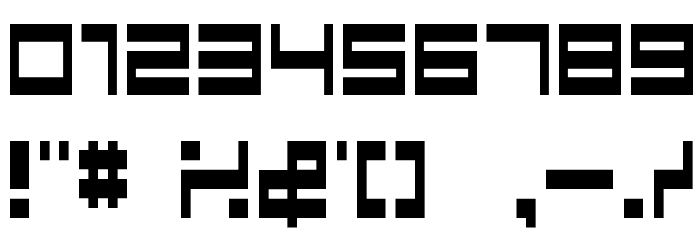 BM maze A9 Font Alte caractere
