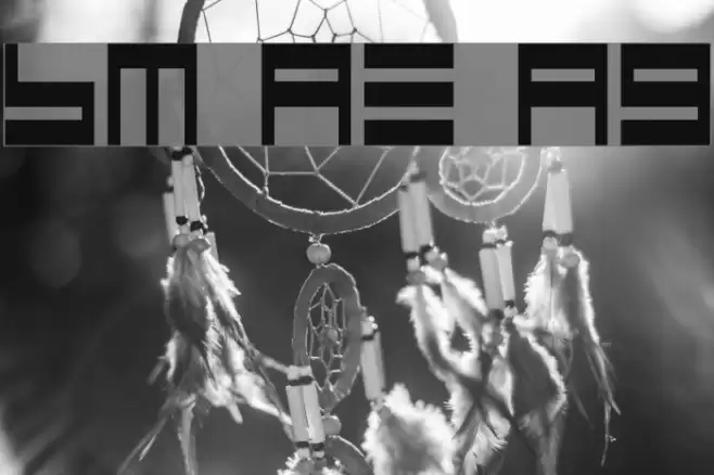 BM maze A9 Font examples
