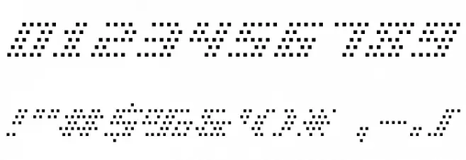 BM pinhole A13 Schriftart Anderer Schreiben