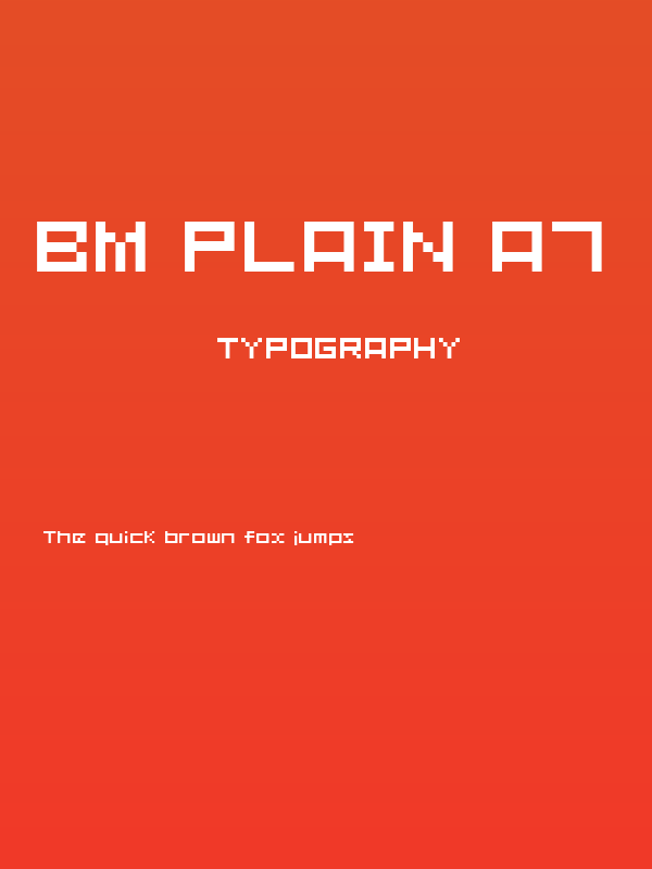 BM plain A7 Poster
