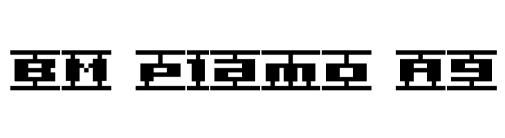 BM plamo A9  Скачать бесплатные шрифты