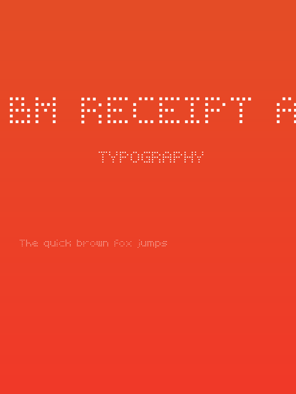 BM receipt A11 Poster