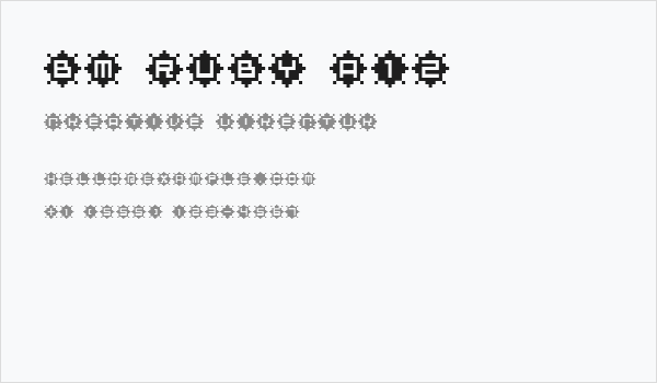 BM ruby A12 Business Card