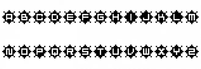 BM ruby A12 Schriftart Kleinbuchstaben