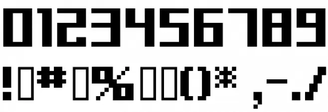 BM sly A10 フォント その他の文字