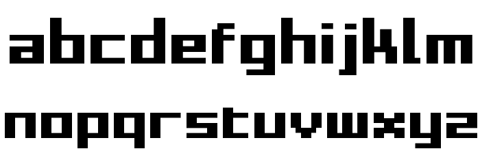 BM sly A10 フォント 小文字