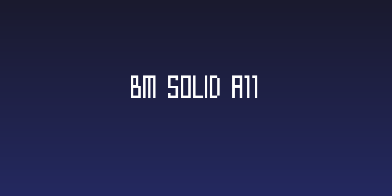 BM solid A11 Social Header