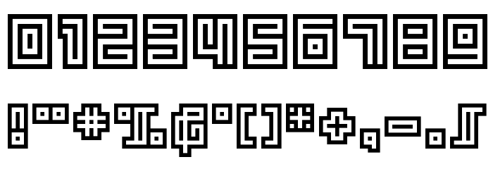 BM spiral A13 Font OTHER CHARS