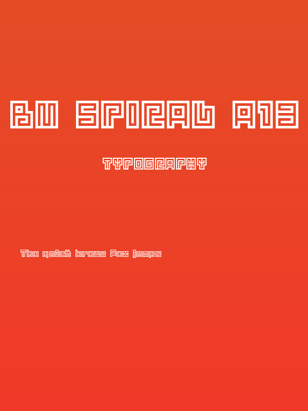 BM spiral A13 Poster