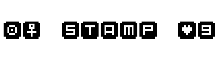 BM stamp A9  Скачать бесплатные шрифты