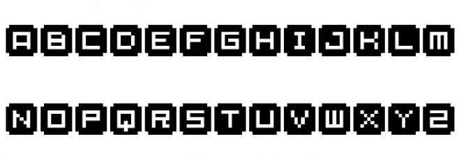 BM stamp A9 Schriftart Kleinbuchstaben